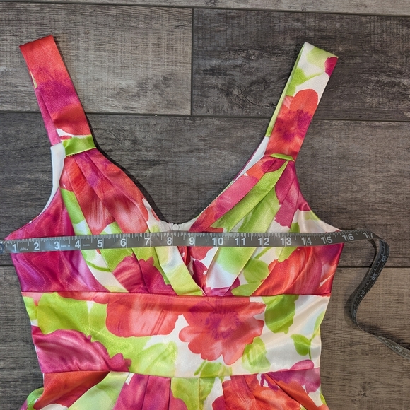 B Darlin Pink Empire Waist Sheath Dress for Weddings - Picture 6 of 9